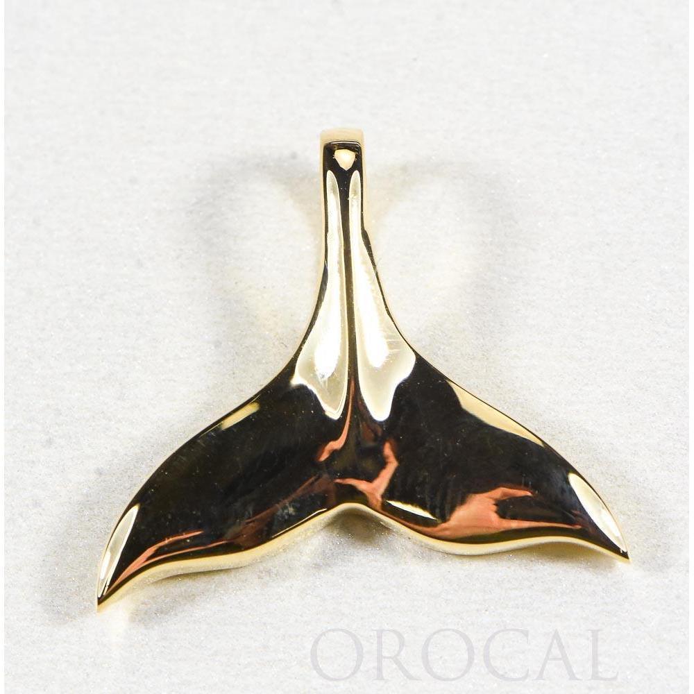 Orocal Gold Quartz Whales Tail Pendant PWT41NQ-Destination Gold Detectors