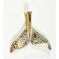 Orocal Gold Quartz Whales Tail Pendant PWT43LQ-Destination Gold Detectors