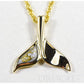 Orocal Gold Quartz Whales Tail Pendant PWT43LQ-Destination Gold Detectors
