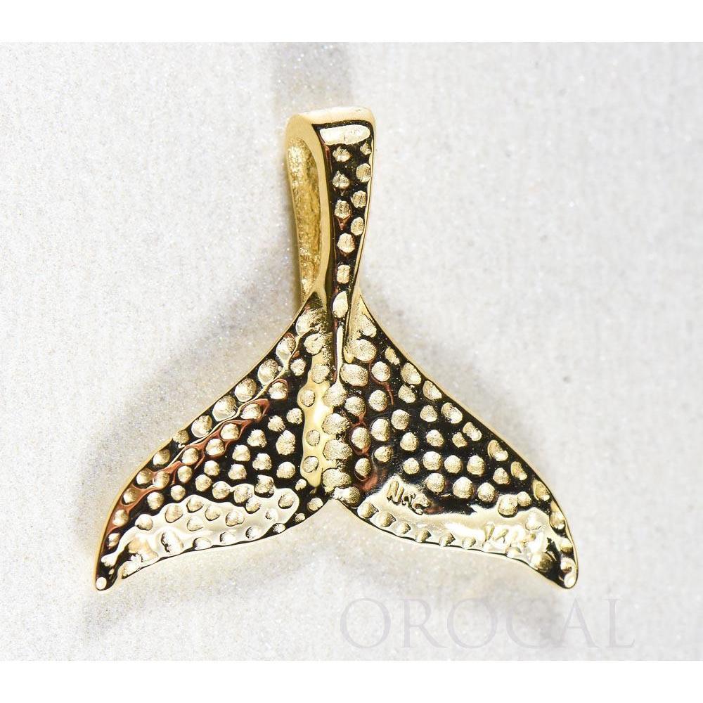 Orocal Gold Quartz Whales Tail Pendant PWT44SQ-Destination Gold Detectors