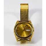 Orocal Seiko Gold Nugget Inlay Quartz Men's Watch w/ Flex Band-Destination Gold Detectors