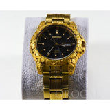 Orocal Seiko Solar Gold Nugget Inlay Watch-Destination Gold Detectors