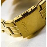 Orocal Seiko Solar Gold Nugget Inlay Watch-Destination Gold Detectors
