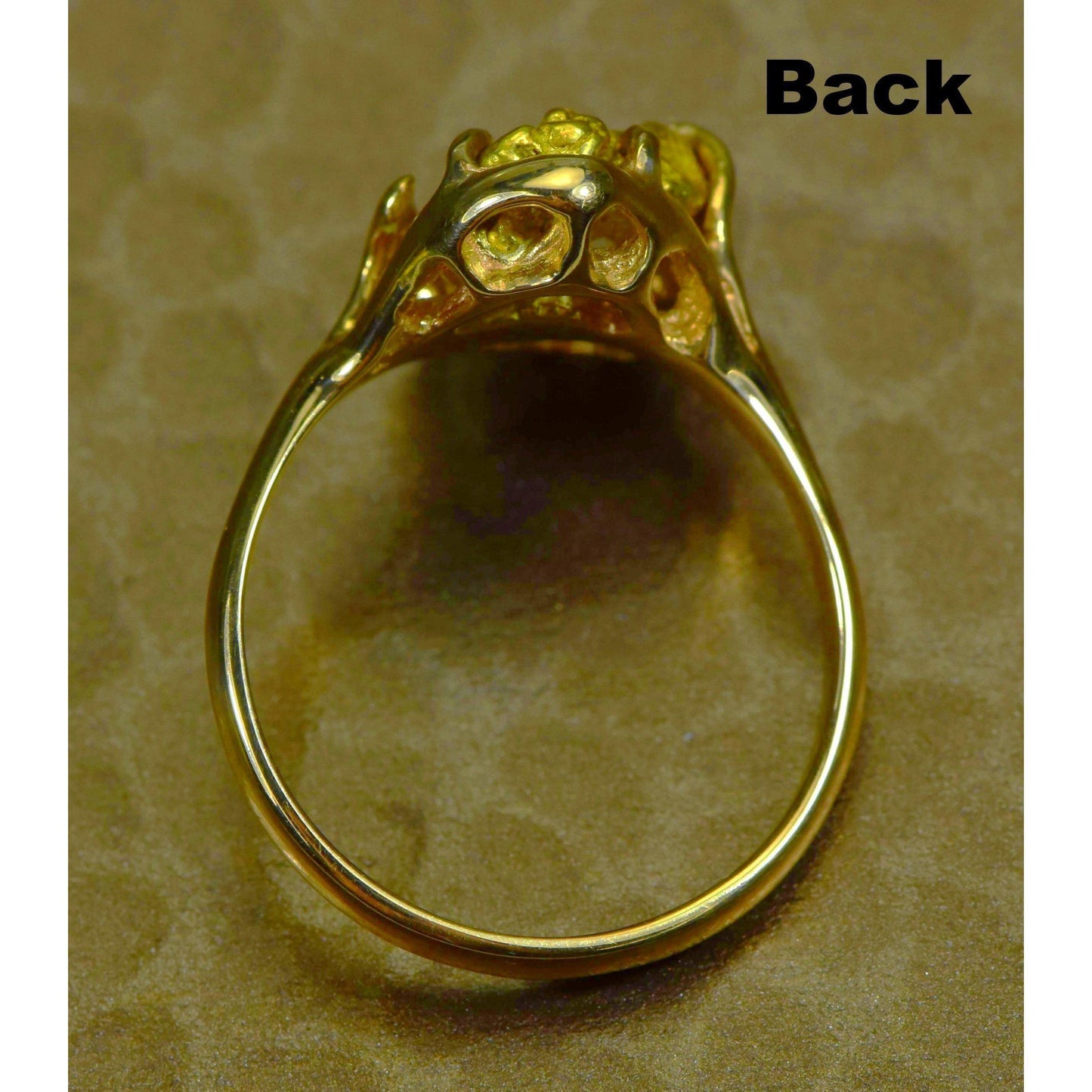 Orocal Gold Nugget Ladies Ring RL233-Destination Gold Detectors