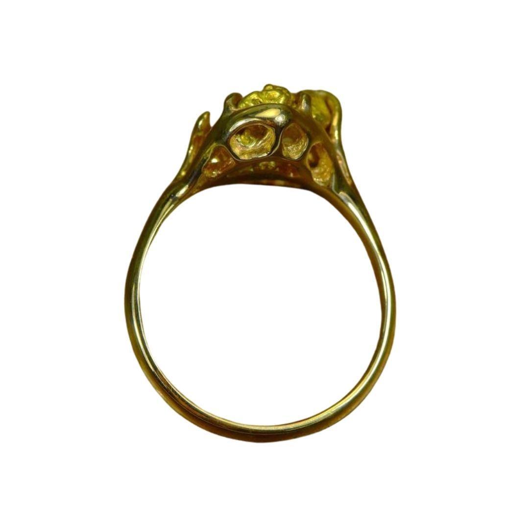 Orocal Gold Nugget Ladies Ring RL233-Destination Gold Detectors