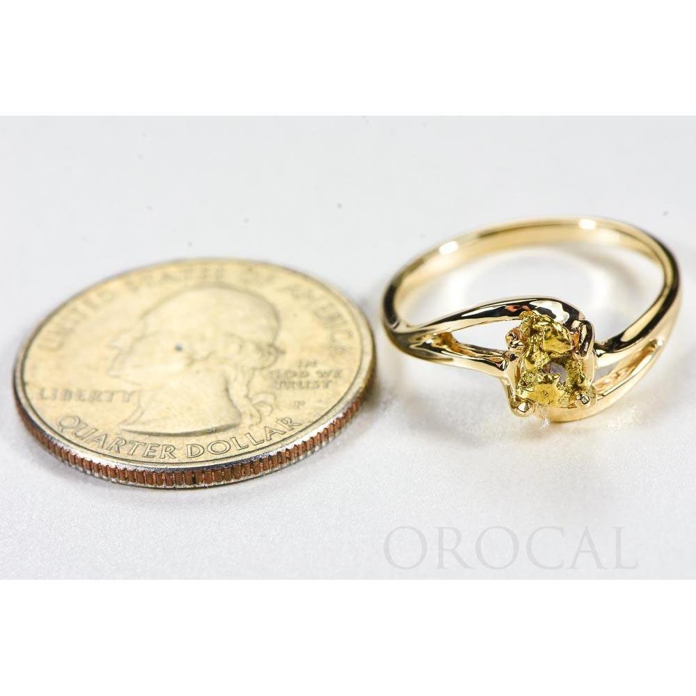 Orocal Gold Nugget Ladies Ring RL696N-Destination Gold Detectors