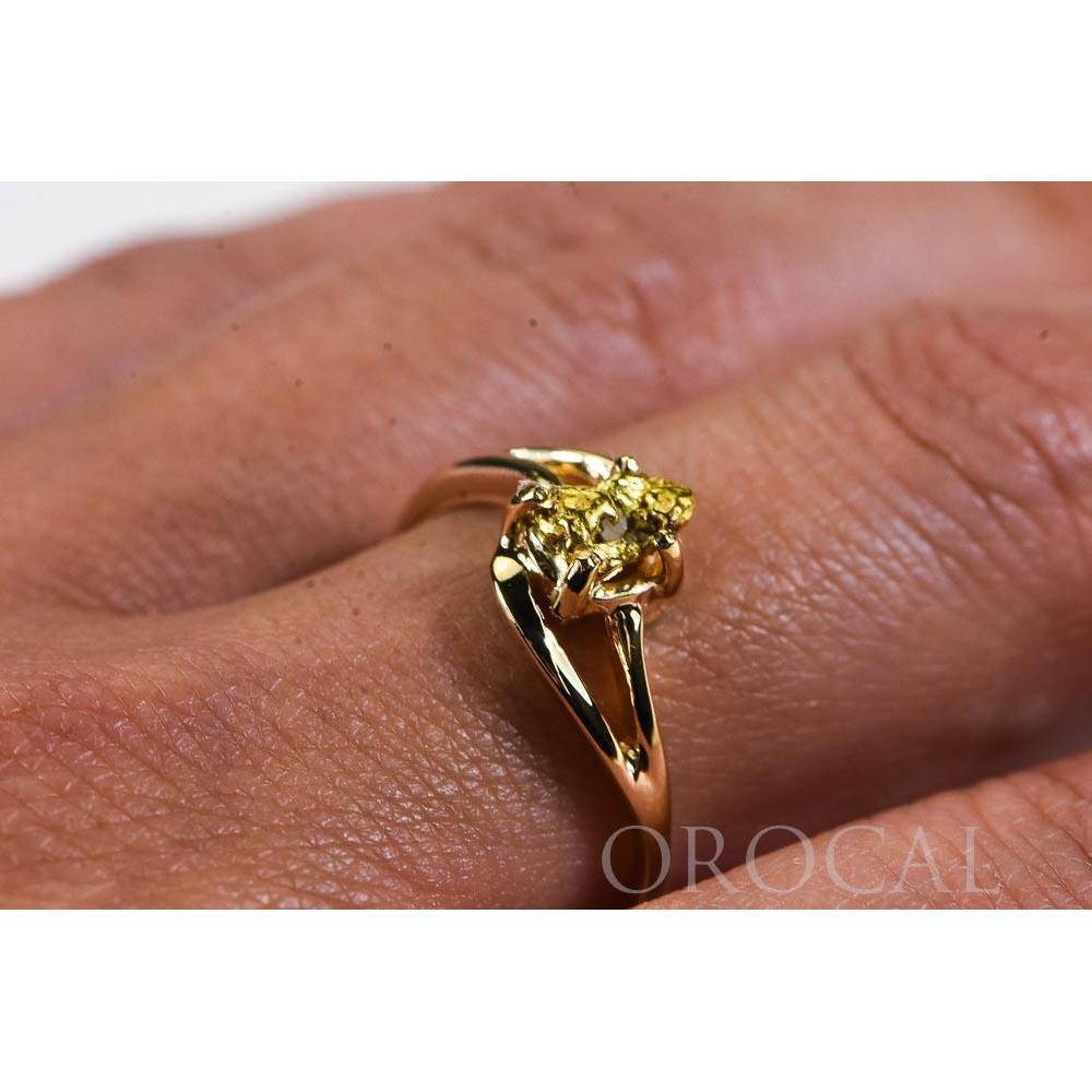 Orocal Gold Nugget Ladies Ring RL696N-Destination Gold Detectors