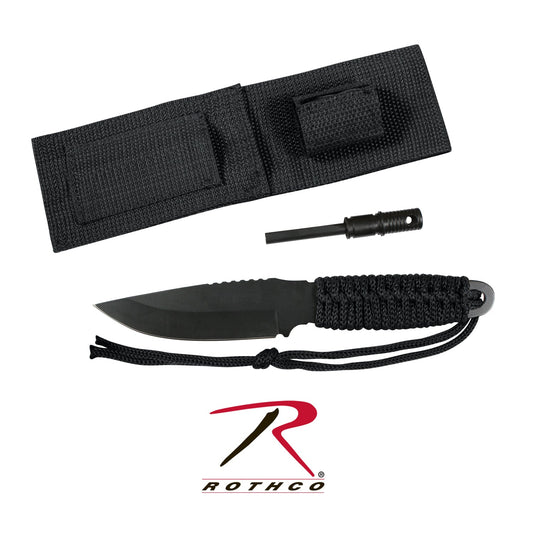 Paracord Knife With Fire Starter-Destination Gold Detectors