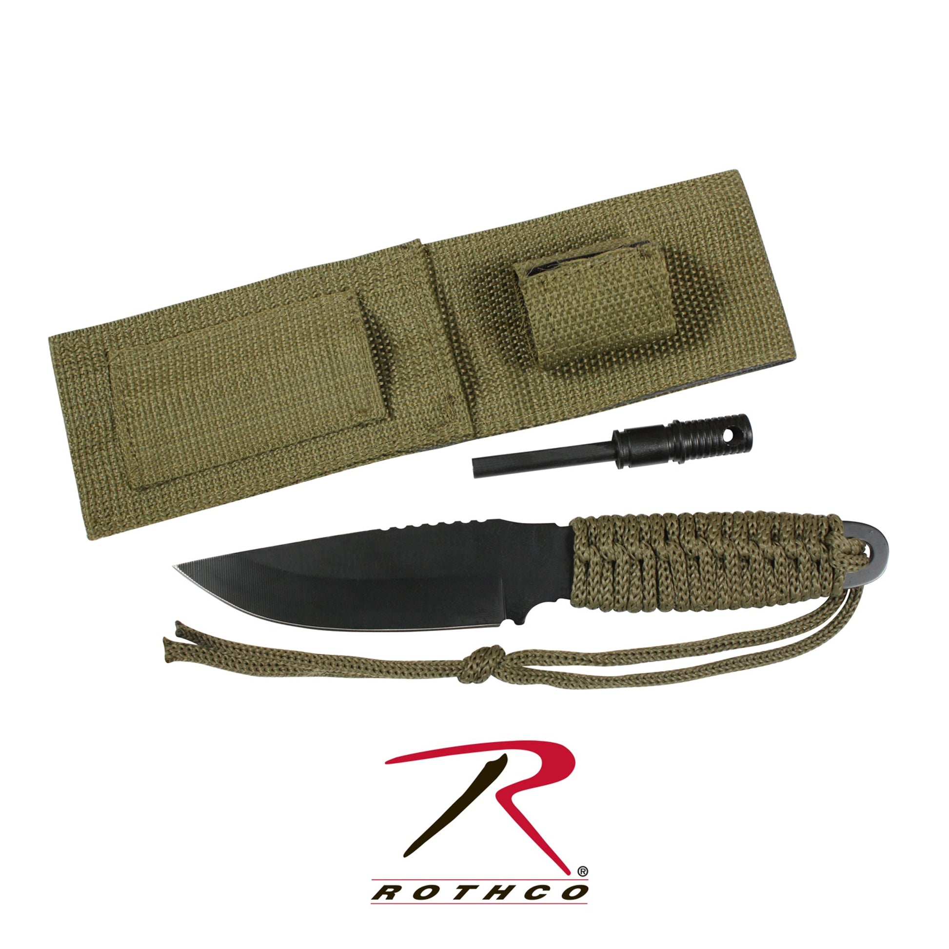 Paracord Knife With Fire Starter-Destination Gold Detectors