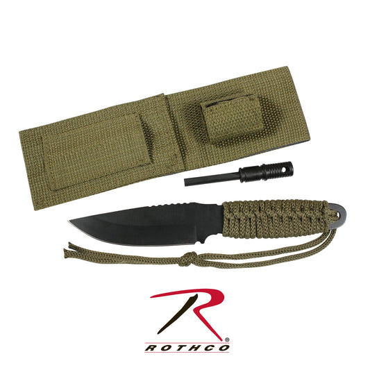 Paracord Knife With Fire Starter-Destination Gold Detectors