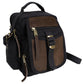 Rothco Canvas & Leather Travel Shoulder Bag - Black-Destination Gold Detectors
