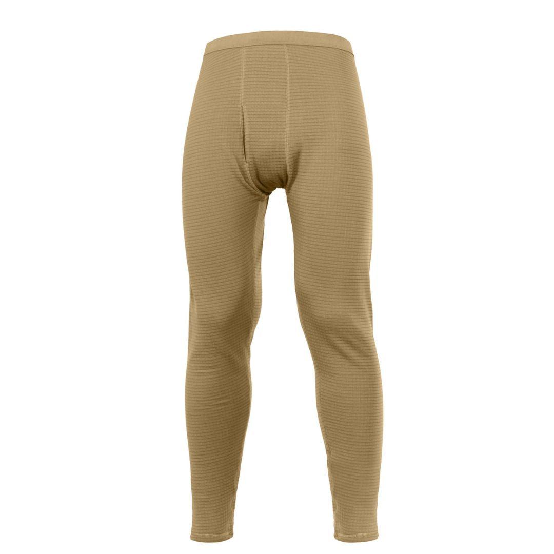 Rothco ECWCS Gen III Mid-Weight Underwear Bottoms (Level II) - Coyote Brown-Destination Gold Detectors