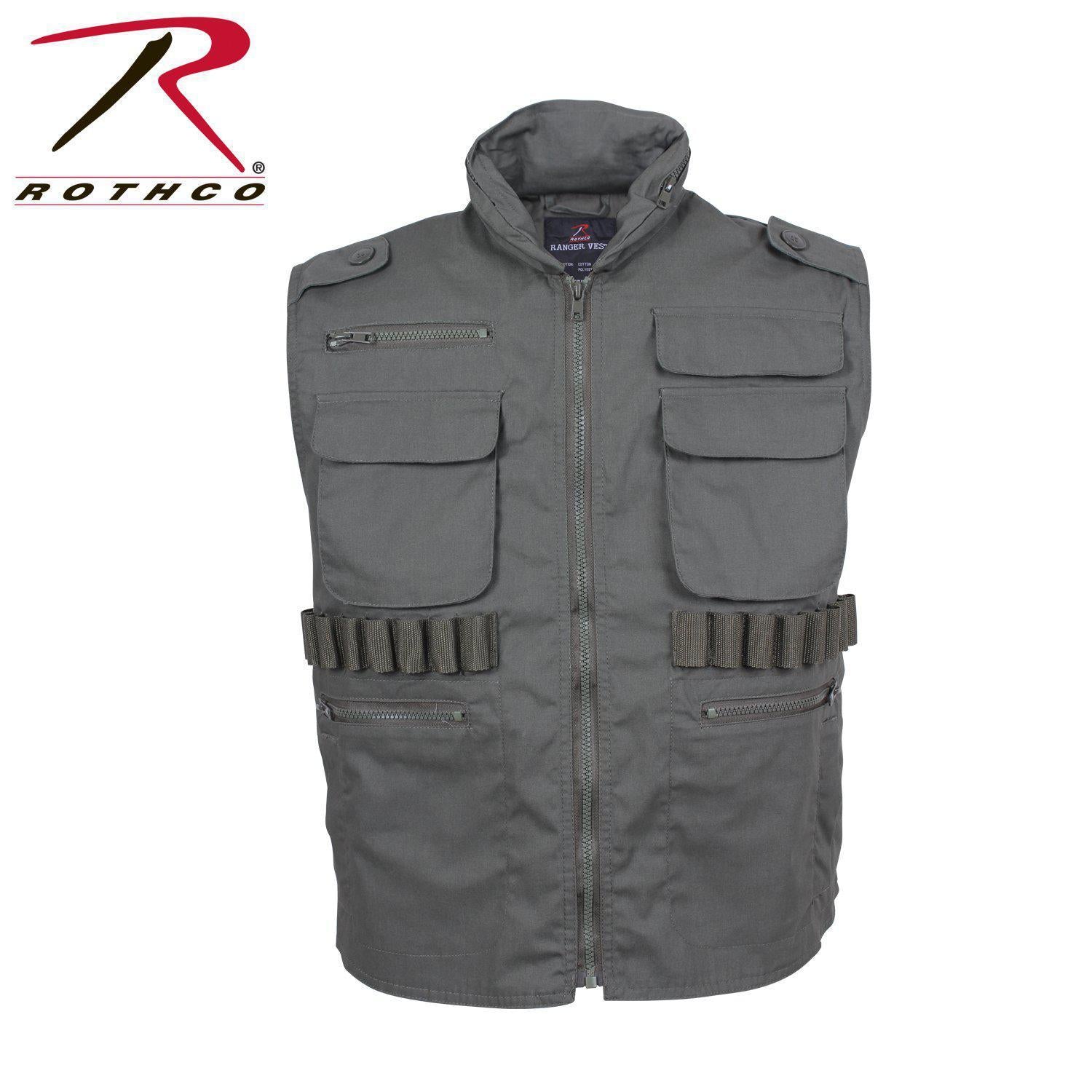 Rothco Ranger Vest Olive Drab-Destination Gold Detectors