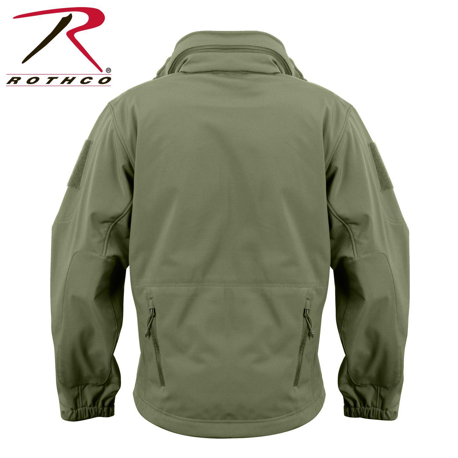 Rothco Special Ops Tactical Soft Shell Jacket Olive Drab-Destination Gold Detectors