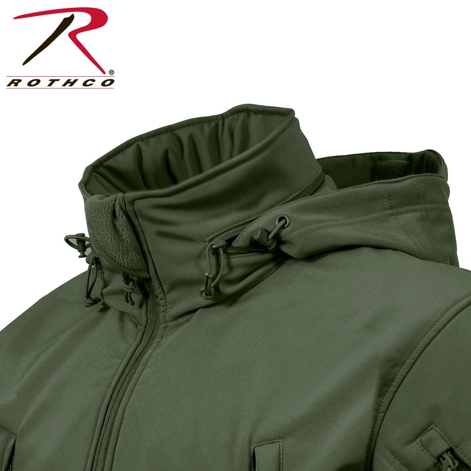 Rothco Special Ops Tactical Soft Shell Jacket Olive Drab-Destination Gold Detectors