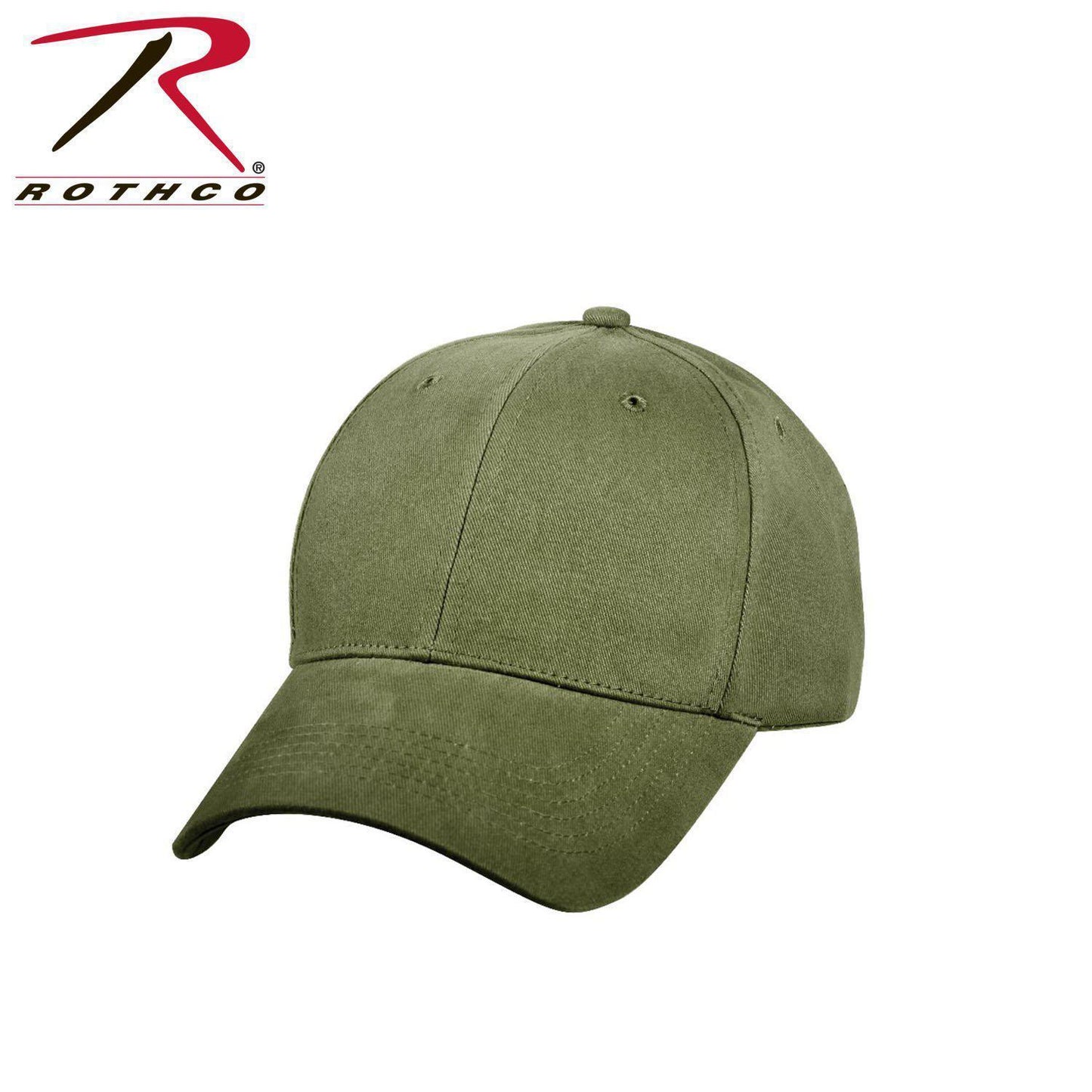 Rothco Supreme Solid Color Low Profile Cap Olive Drab-Destination Gold Detectors