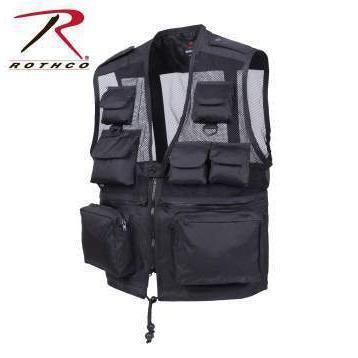 Rothco Tactical Recon Vest Black-Destination Gold Detectors