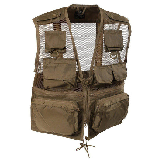 Rothco Tactical Recon Vest Coyote Brown-Destination Gold Detectors