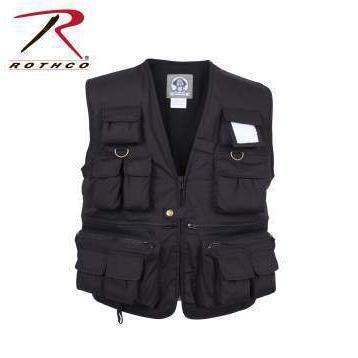 Rothco Uncle Milty Travel Vest Black-Destination Gold Detectors