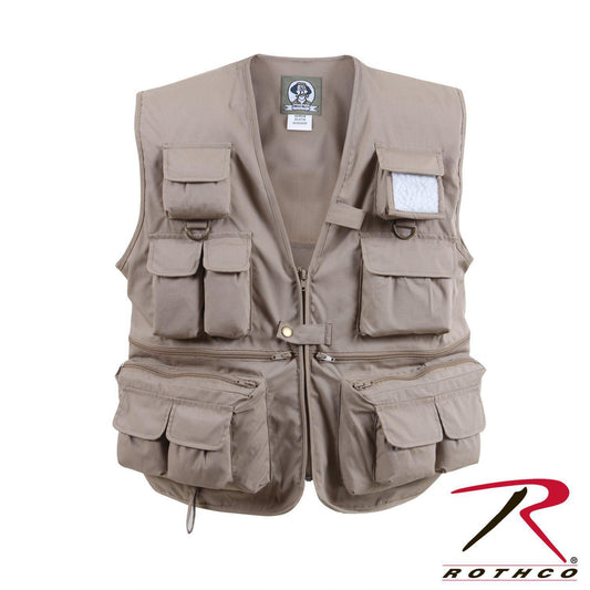 Rothco Uncle Milty Travel Vest Khaki-Destination Gold Detectors