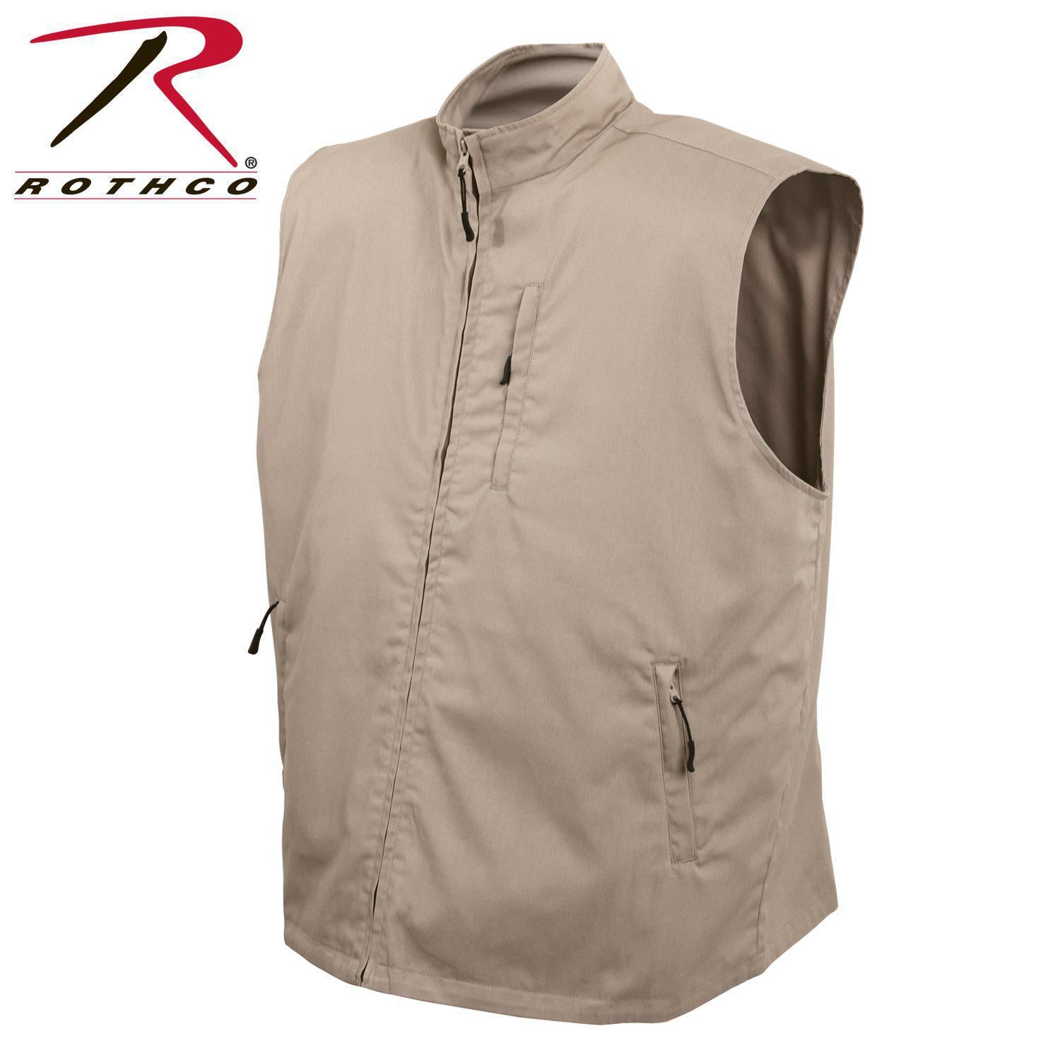 Rothco Undercover Travel Vest Khaki-Destination Gold Detectors