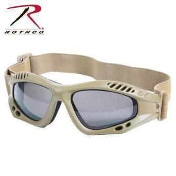 Rothco Ventec Tactical Goggles Coyote Brown-Destination Gold Detectors