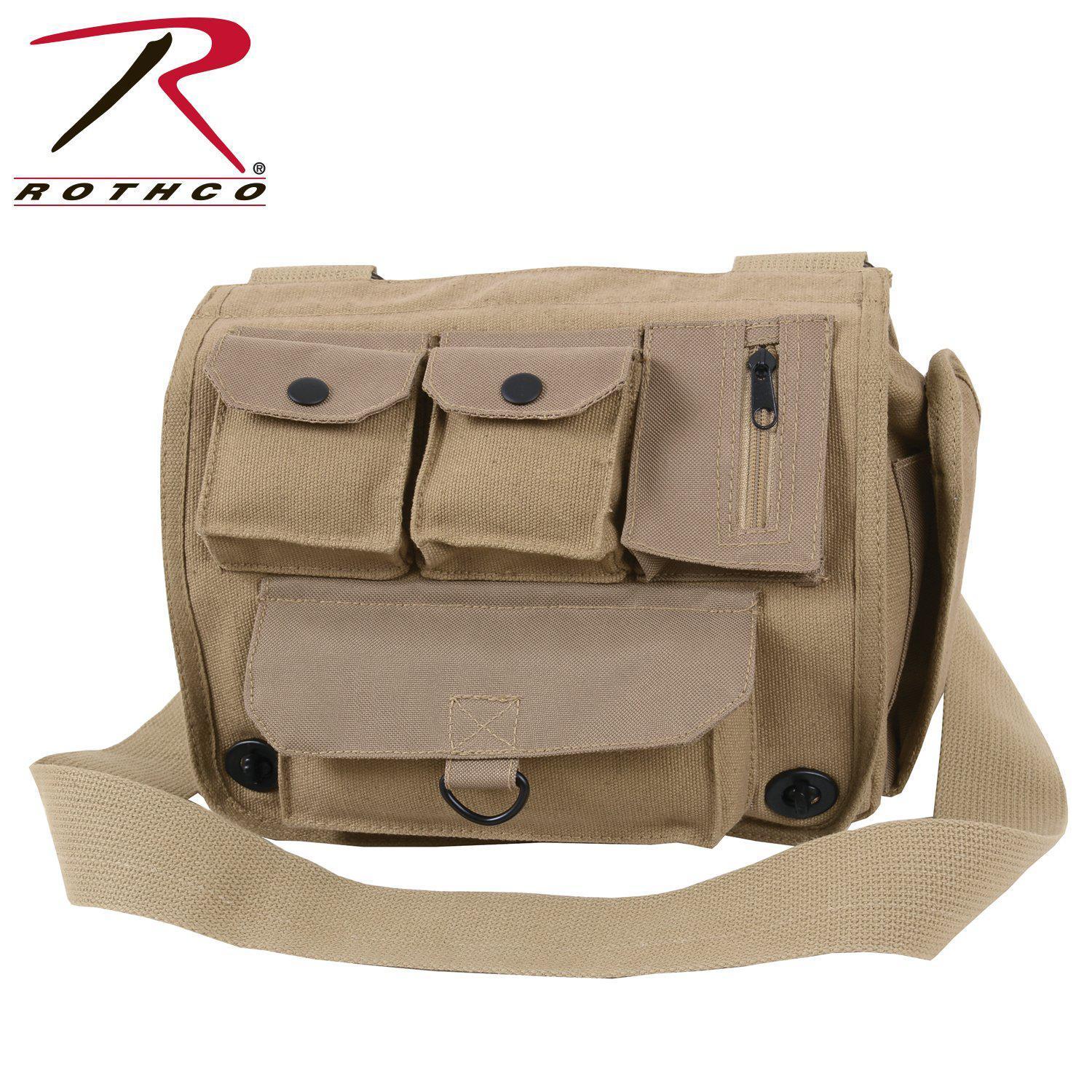Rothco Venturer Survivor Shoulder Bag Khaki-Destination Gold Detectors