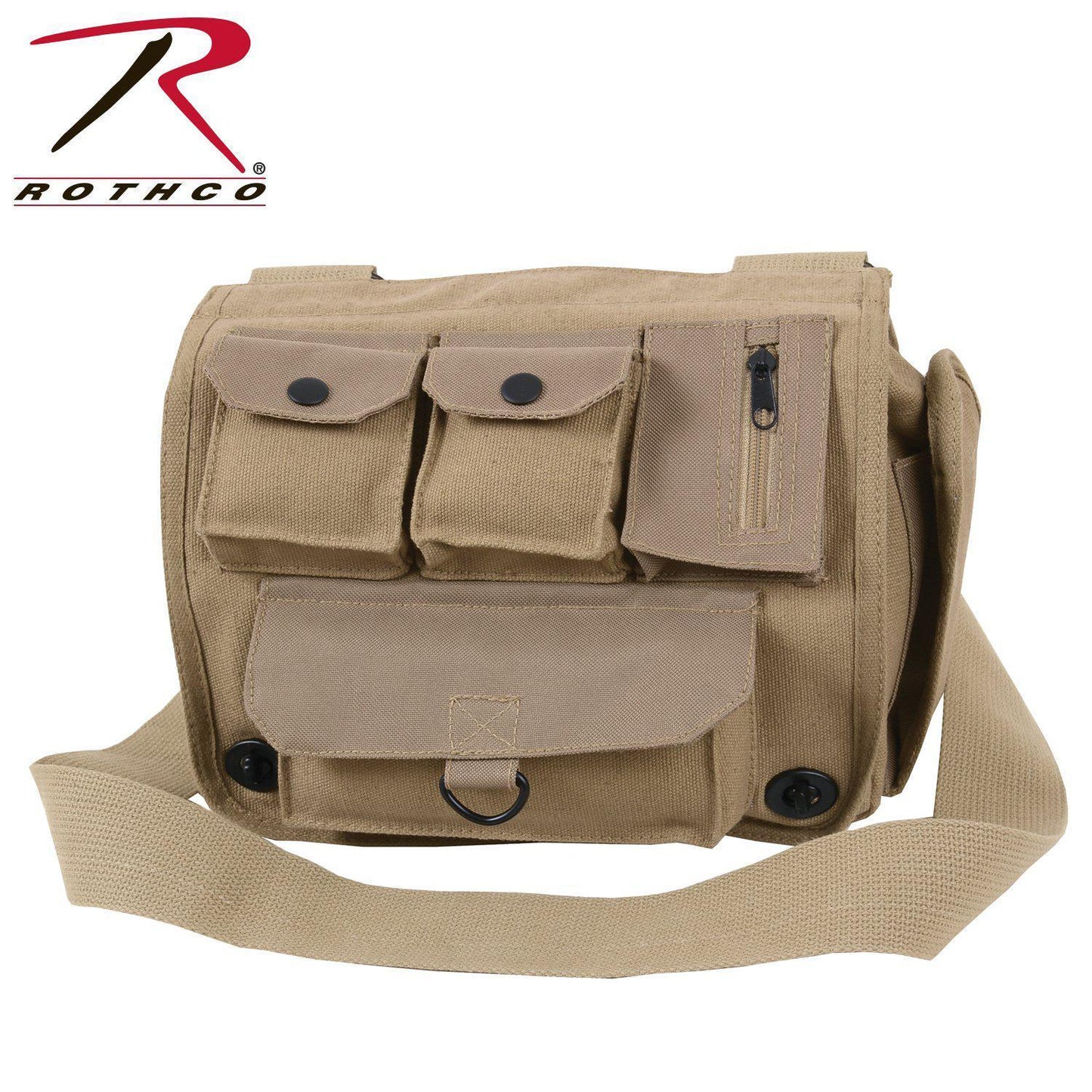Rothco Venturer Survivor Shoulder Bag Khaki-Destination Gold Detectors