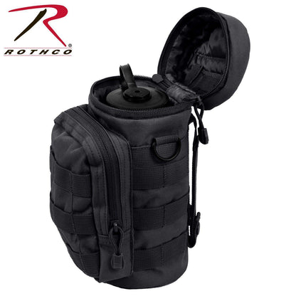 Rothco Water Bottle Survival Kit With MOLLE Compatible Pouch Black-Destination Gold Detectors