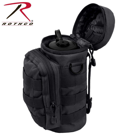 Rothco Water Bottle Survival Kit With MOLLE Compatible Pouch Black-Destination Gold Detectors