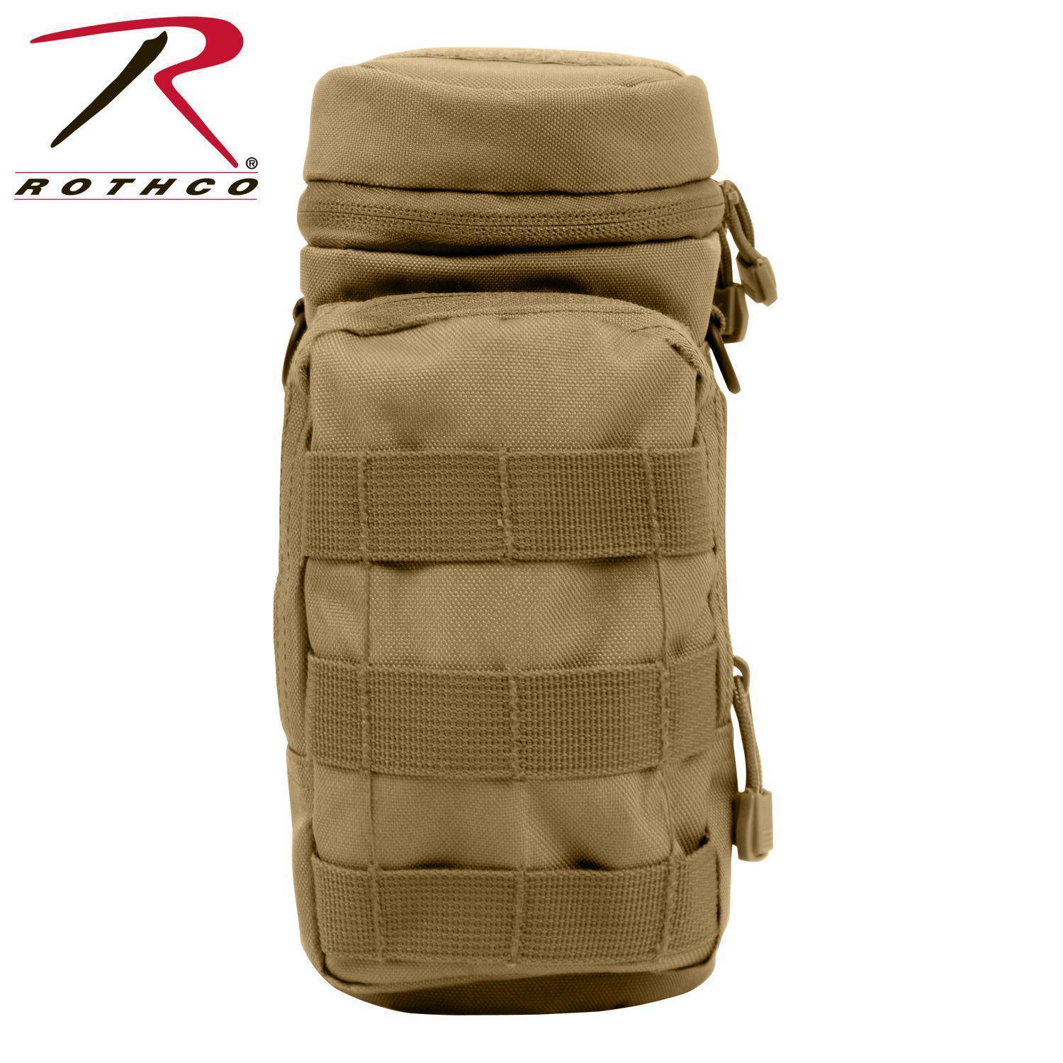 Rothco Water Bottle Survival Kit With MOLLE Compatible Pouch Coyote Brown-Destination Gold Detectors