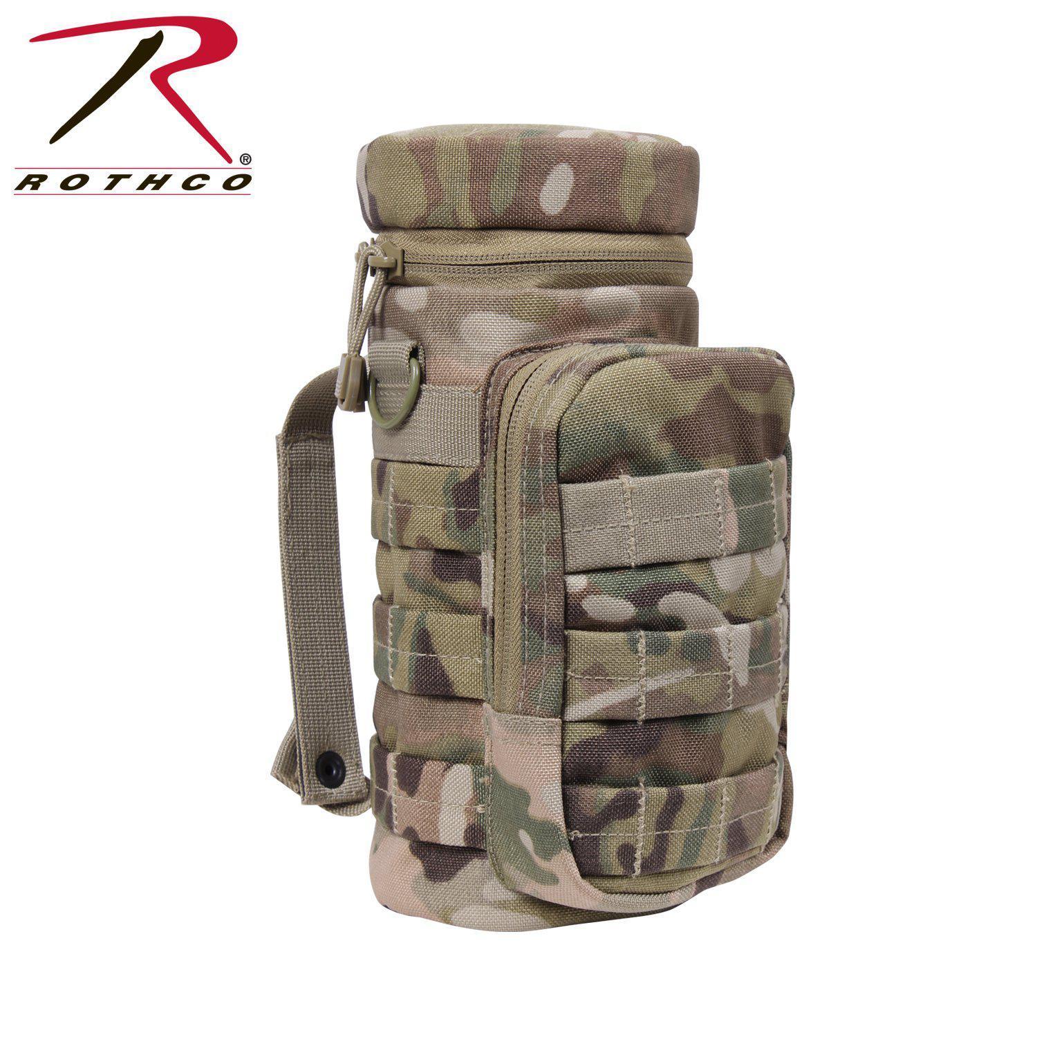 Rothco Water Bottle Survival Kit With MOLLE Compatible Pouch Coyote Brown-Destination Gold Detectors