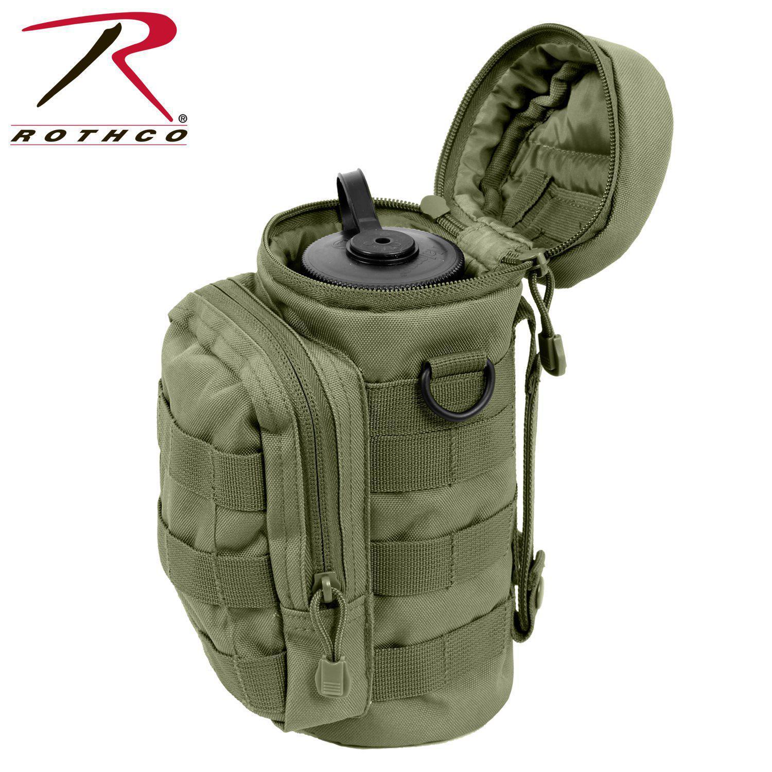Rothco Water Bottle Survival Kit With MOLLE Compatible Pouch Olive Drab-Destination Gold Detectors
