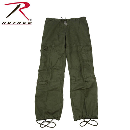 Rothco Women's Vintage Paratrooper Fatigue Pants Olive Drab-Destination Gold Detectors