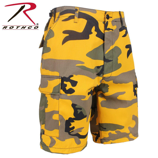 Rothco Yellow Camo BDU Shorts-Destination Gold Detectors