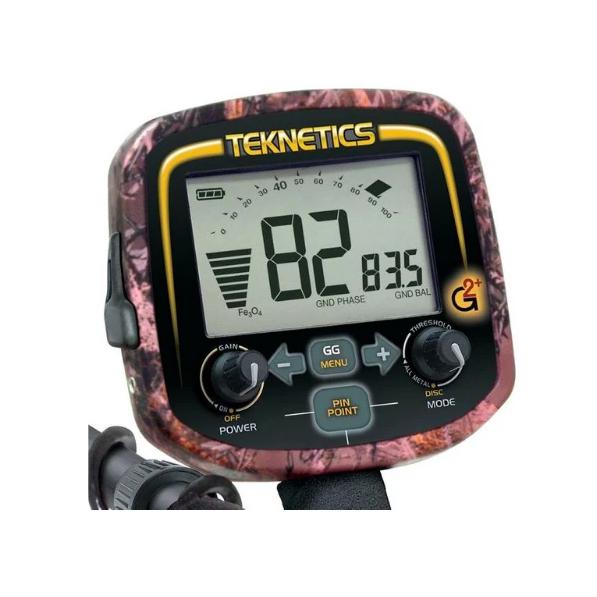 Teknetics G2+ Pink Camo Metal Detector-Destination Gold Detectors
