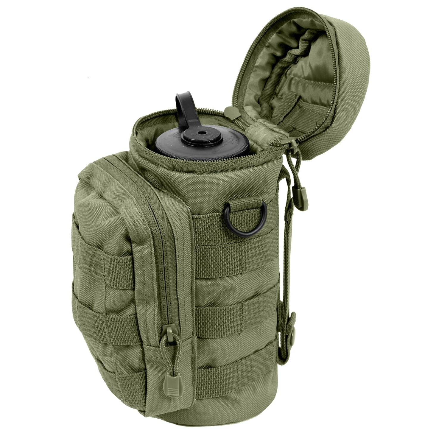 Water Bottle Survival Kit With MOLLE Compatible Pouch-Destination Gold Detectors