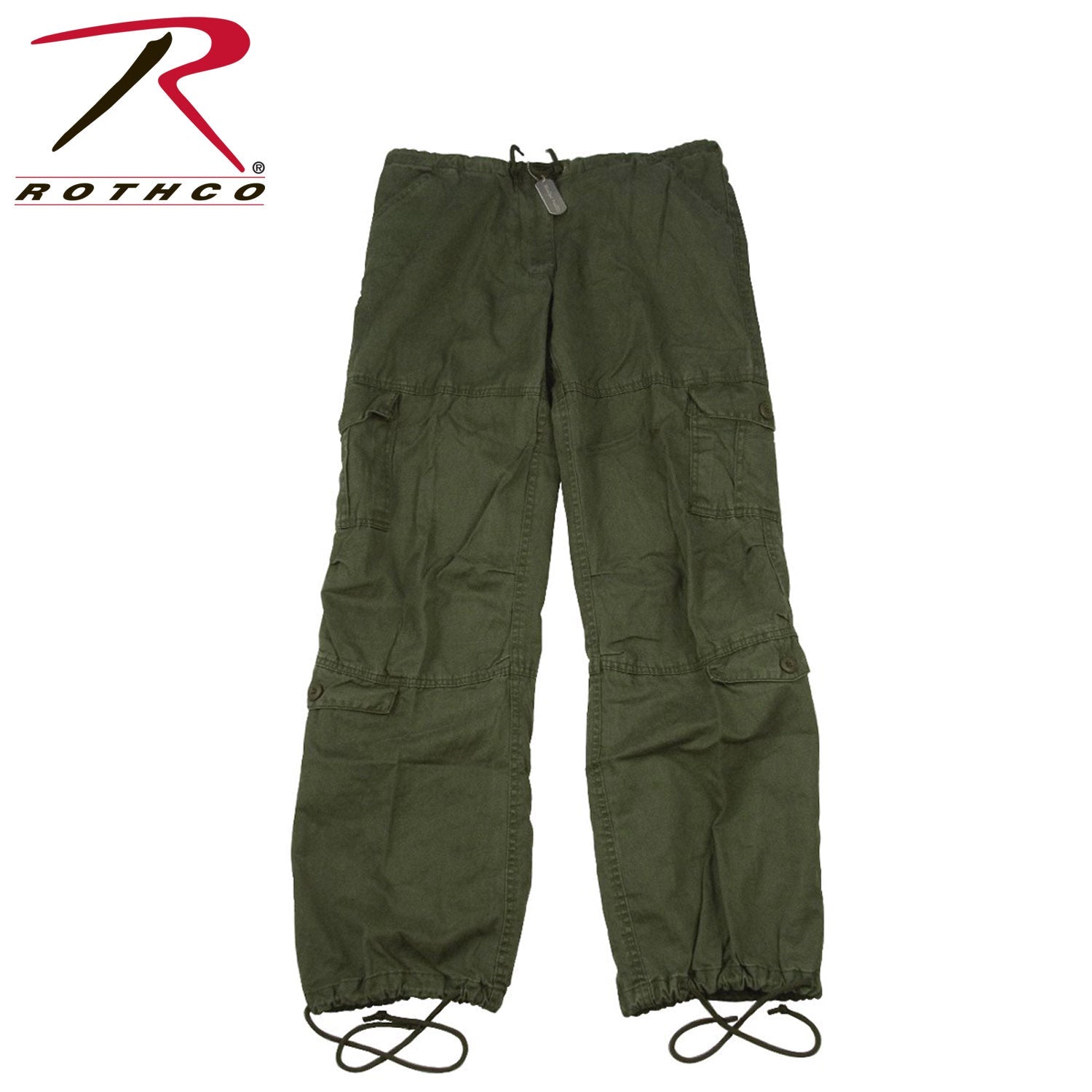 Womens Vintage Paratrooper Fatigue Pants-Destination Gold Detectors