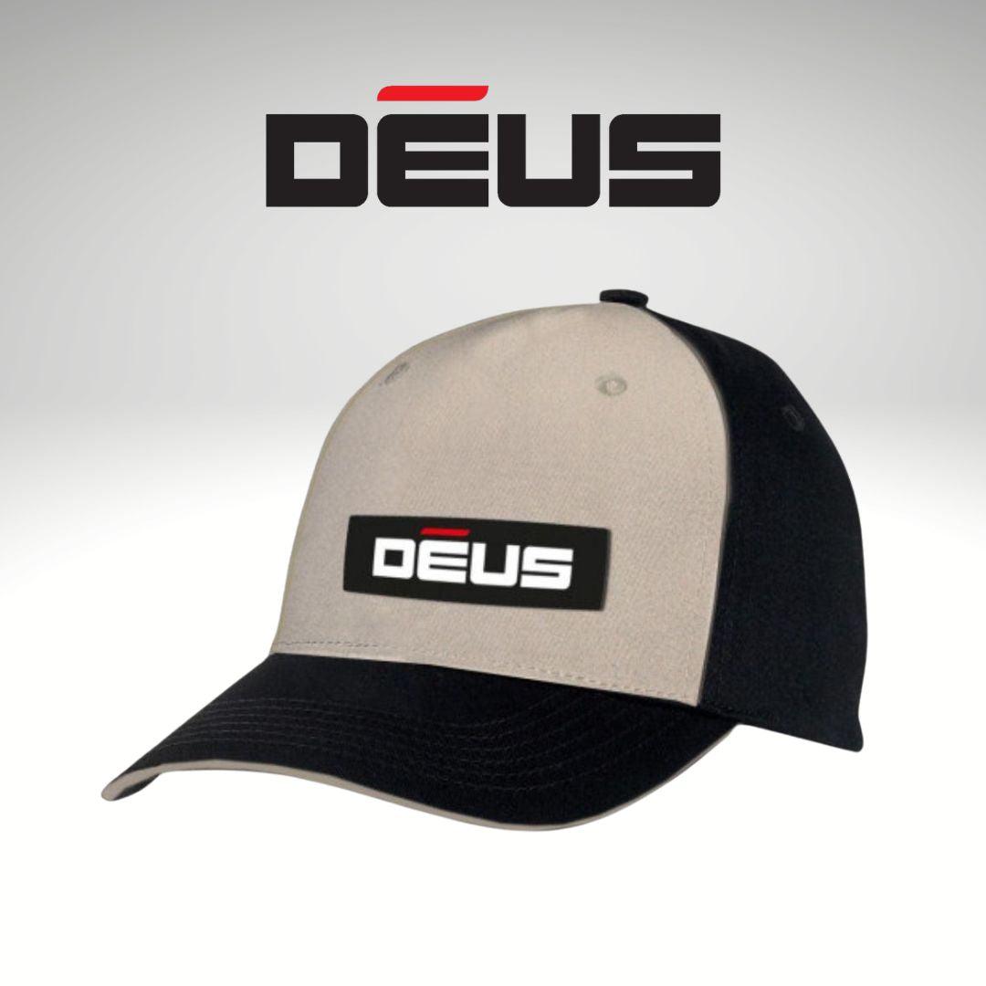 XP DEUS Cap - Black/Beige-Destination Gold Detectors