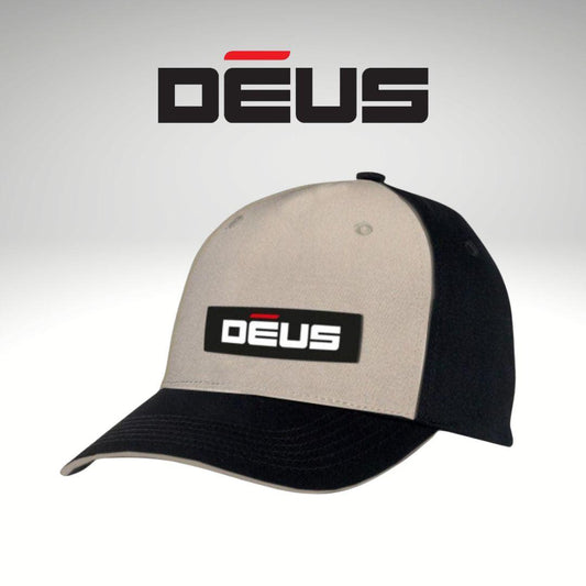 XP DEUS Cap - Black/Beige-Destination Gold Detectors