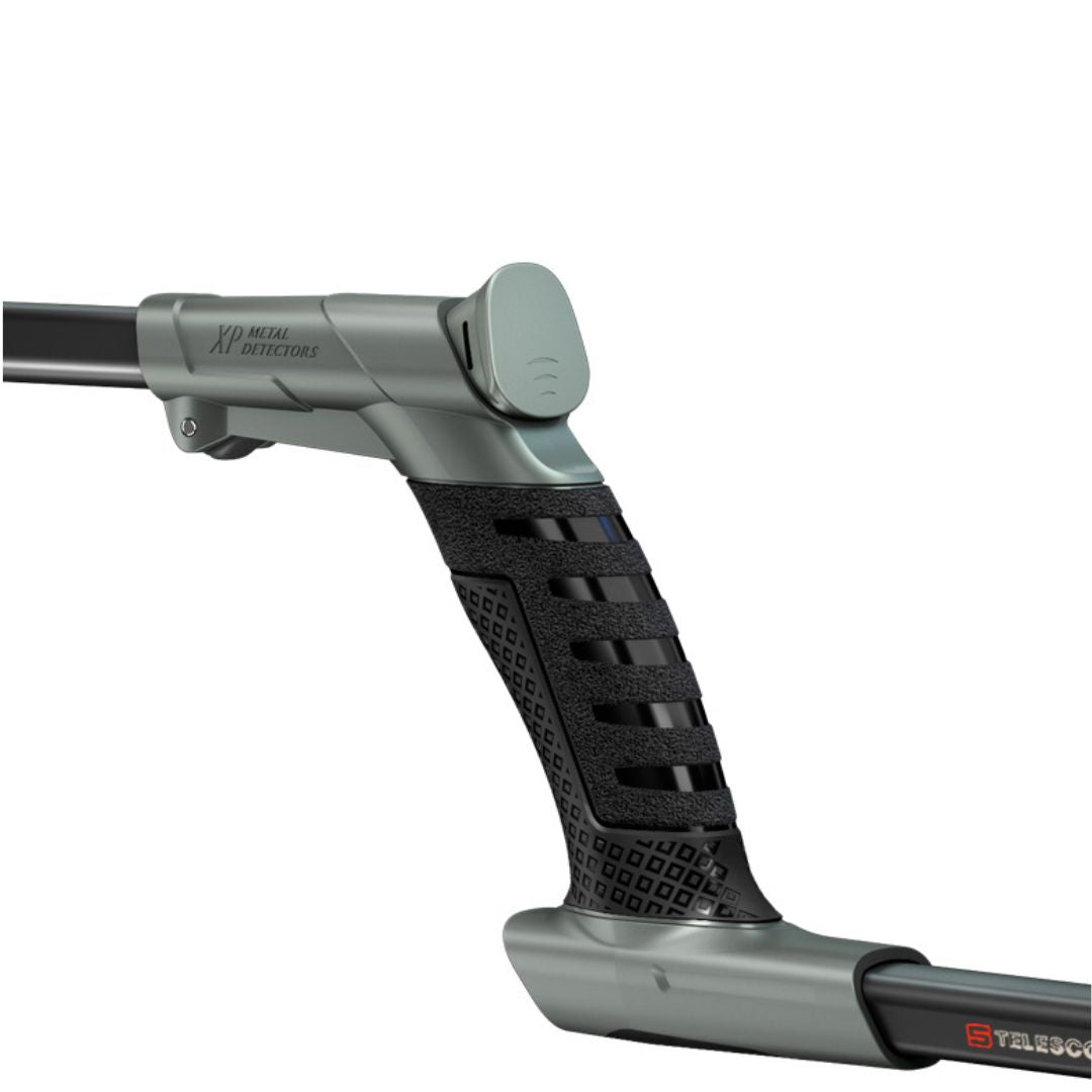 XP DEUS II S-Telescopic Stem with Armrest – Destination Gold Detectors LLC